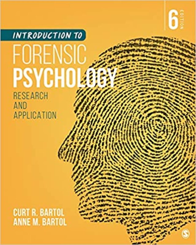 Book cover for "Introduction to Forensic Psychology" by Curtis R. Bartol