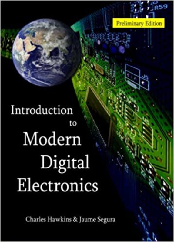 Book cover for "Introduction to Modern Digital Electronics" by Charles Hawkins