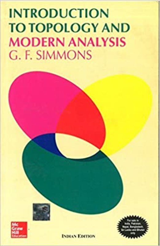 Book cover for "Introduction to Topology and Modern Analysis" by George F. Simmons
