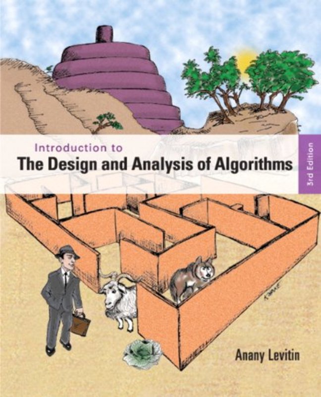 Book cover for "Introduction to the Design and Analysis of Algorithms" by Anany Levitin