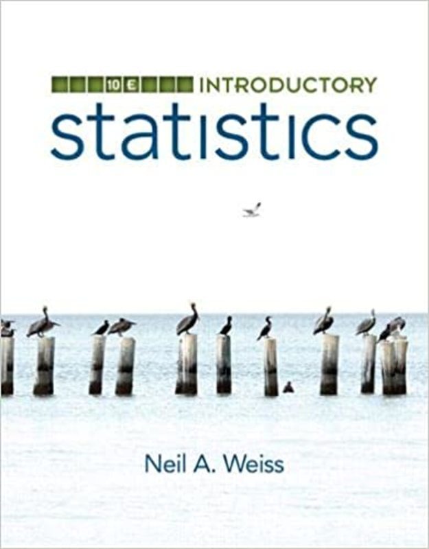 Book cover for "Introductory Statistics" by Neil A. Weiss
