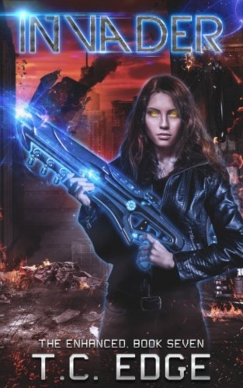 Book cover for "Invader" by TC Edge