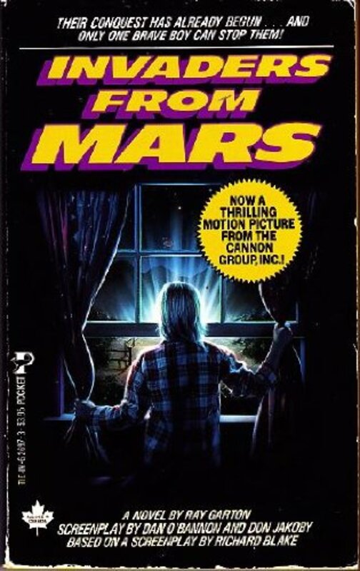 Book cover for "Invaders From Mars" by Ray Garton