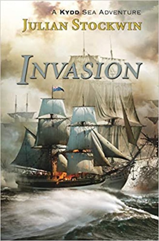 Book cover for "Invasion" by Julian Stockwin