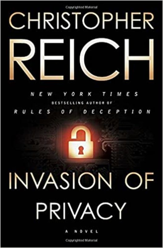 Book cover for "Invasion of Privacy" by Christopher Reich