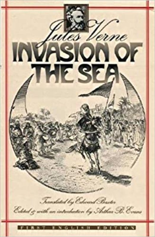 Book cover for "Invasion of the Sea" by Jules Verne