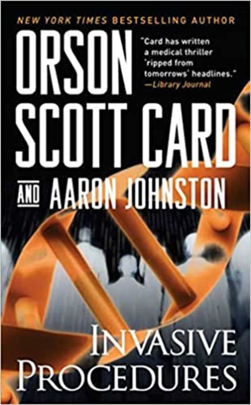 Book cover for "Invasive Procedures" by Orson Scott Card