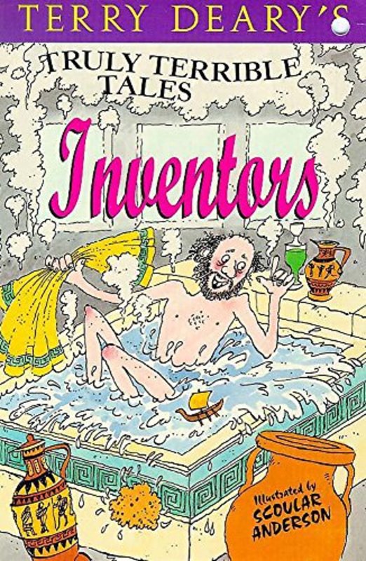 Book cover for "Inventors" by Terry Deary