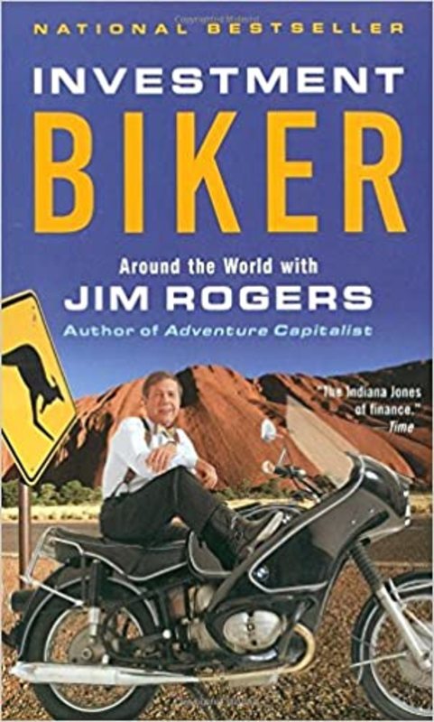 Book cover for "Investment Biker" by Jim Rogers