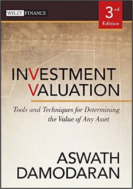 Book cover for "Investment Valuation" by Aswath Damodaran
