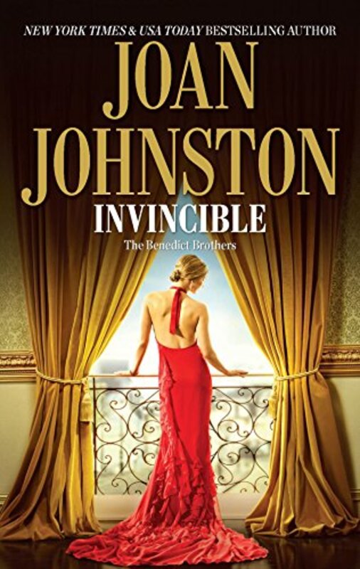 Book cover for "Invincible" by Joan Johnston