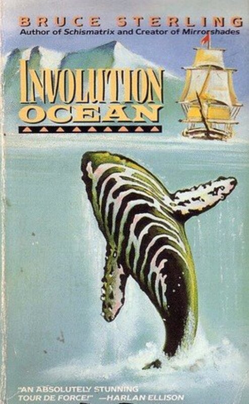 Book cover for "Involution Ocean" by Bruce Sterling