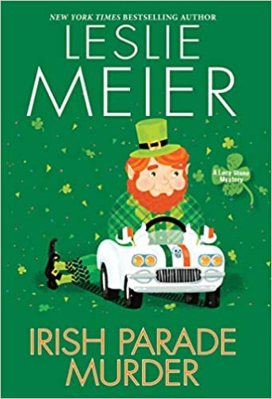 Book cover for "Irish Parade Murder" by Leslie Meier