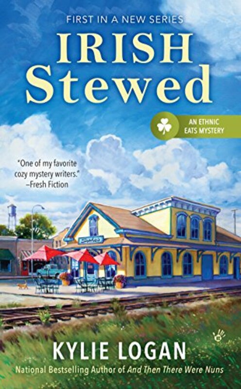 Book cover for "Irish Stewed" by Kylie Logan