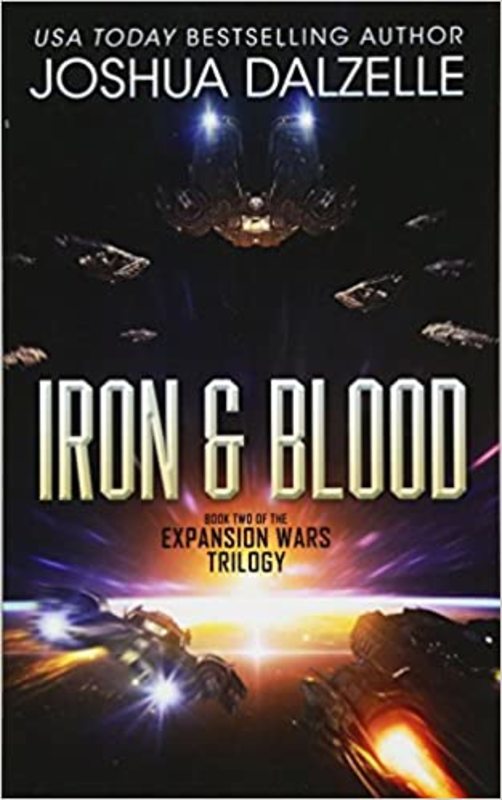 Book cover for "Iron & Blood" by Joshua Dalzelle