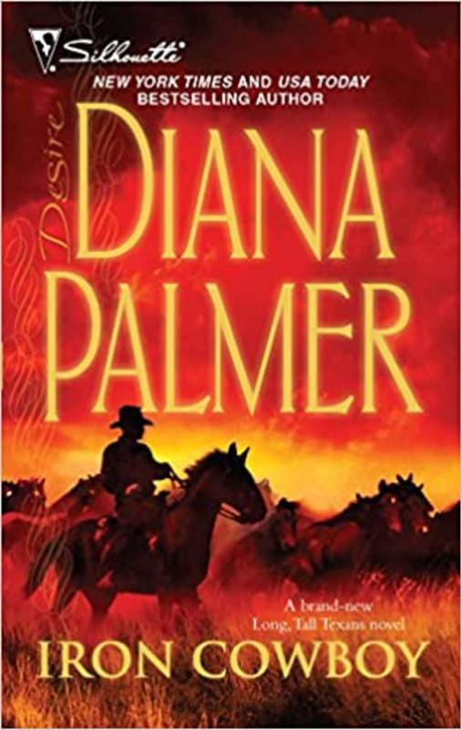Book cover for "Iron Cowboy" by Diana Palmer