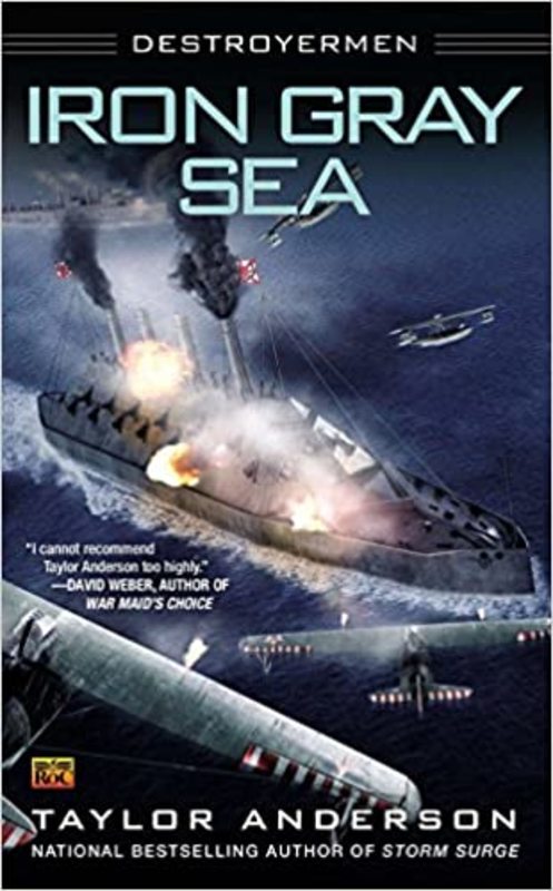 Book cover for "Iron Gray Sea" by Taylor Anderson