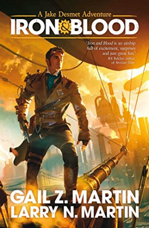 Book cover for "Iron and Blood" by Gail Z Martin