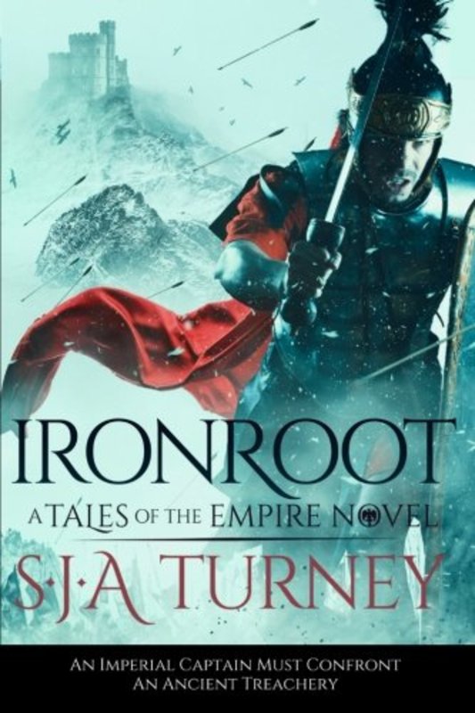 Book cover for "Ironroot" by Simon S J A Turney
