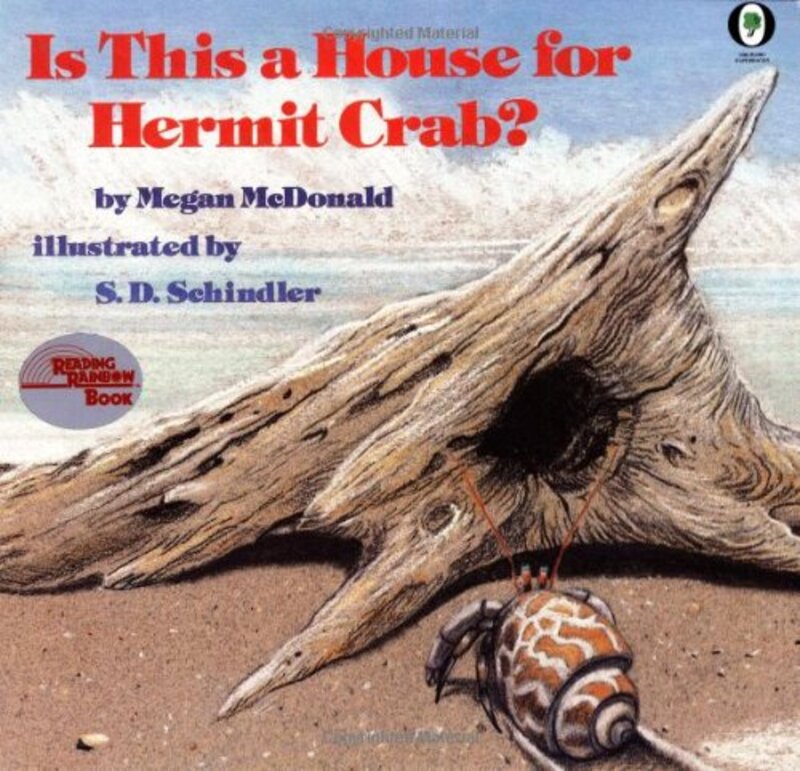 Book cover for "Is This a House for Hermit Crab?" by Megan McDonald