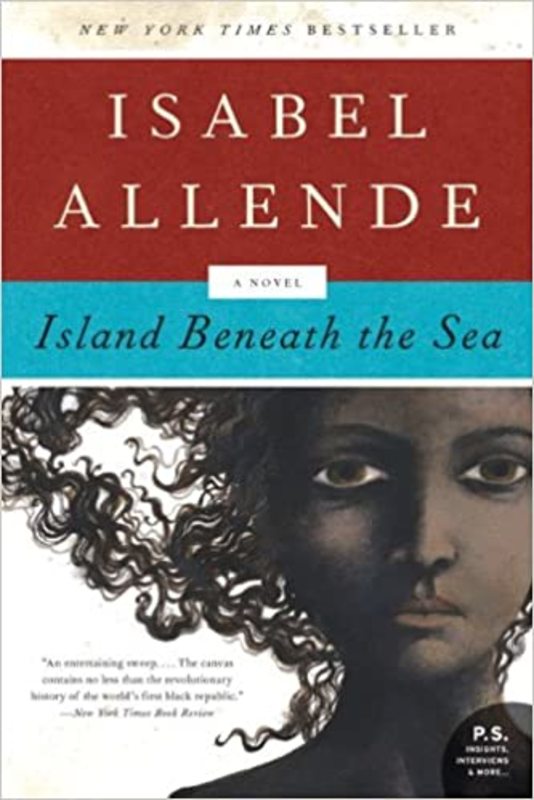 Book cover for "Island Beneath the Sea" by Isabel Allende
