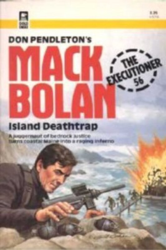 Book cover for "Island Deathtrap" by Don Pendleton
