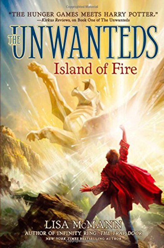 Book cover for "Island of Fire" by Lisa McMann