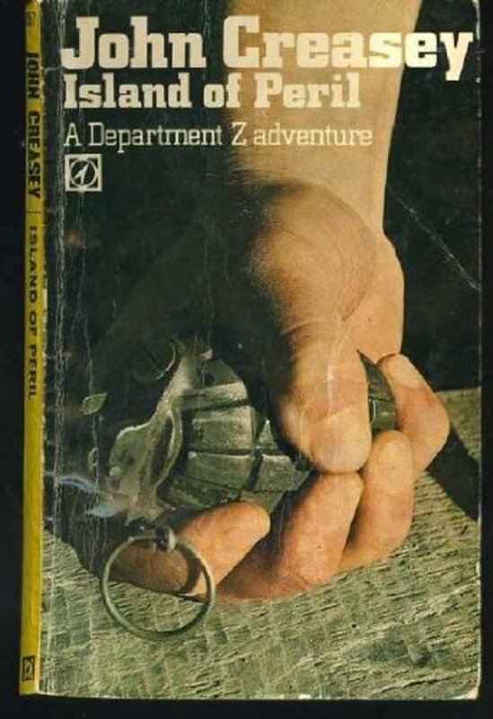 Book cover for "Island of Peril" by John Creasey