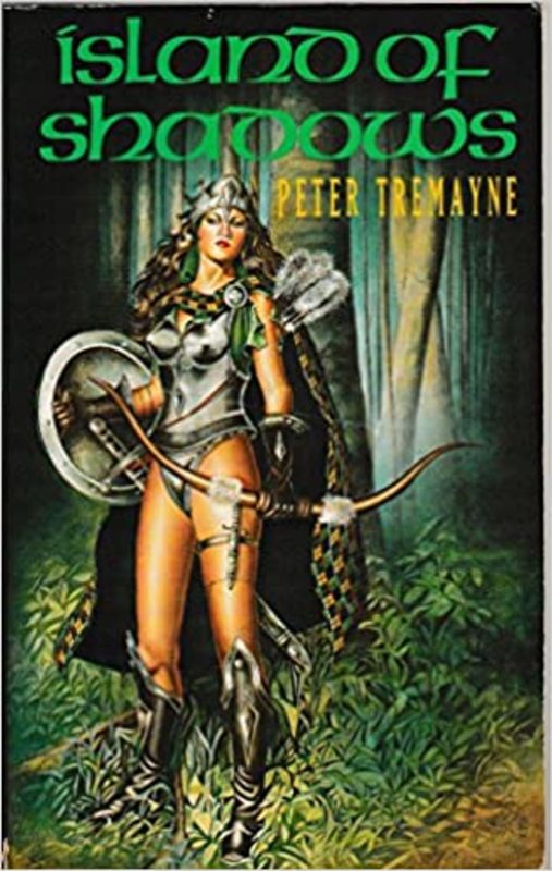Book cover for "Island of Shadows" by Peter Tremayne