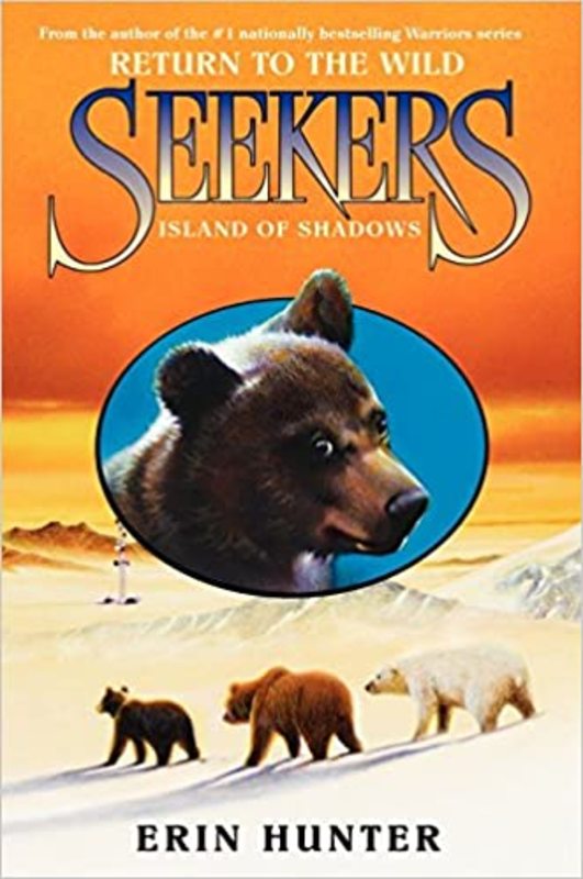 Book cover for "Island of Shadows" by Erin Hunter