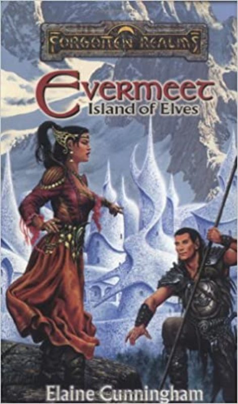 Book cover for "Island of the Elves" by Elaine Cunningham