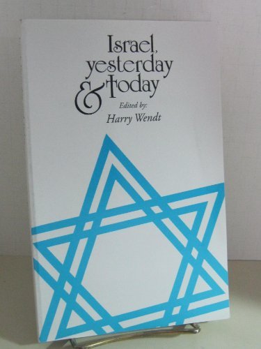 Book cover for "Israel, Yesterday and Today" by Jimmy Carter
