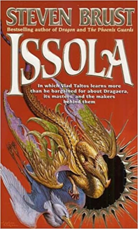 Book cover for "Issola" by Steven Brust