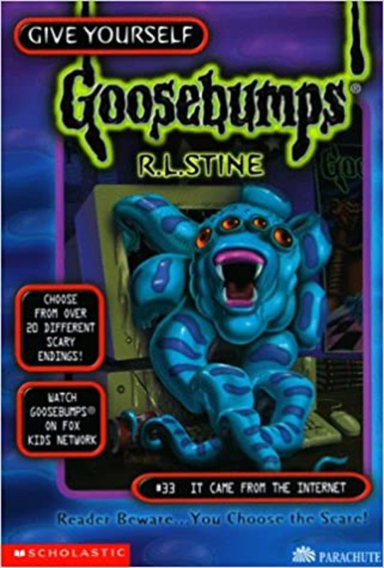 Book cover for "It Came from the Internet" by R.L. Stine
