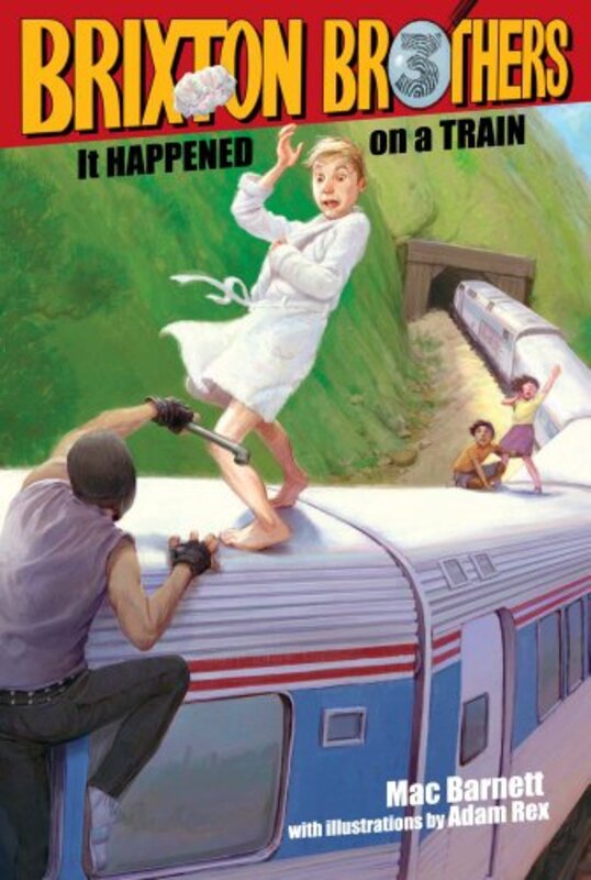 Book cover for "It Happened on a Train" by Mac Barnett