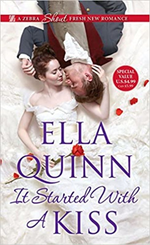 Book cover for "It Started with a Kiss" by Ella Quinn