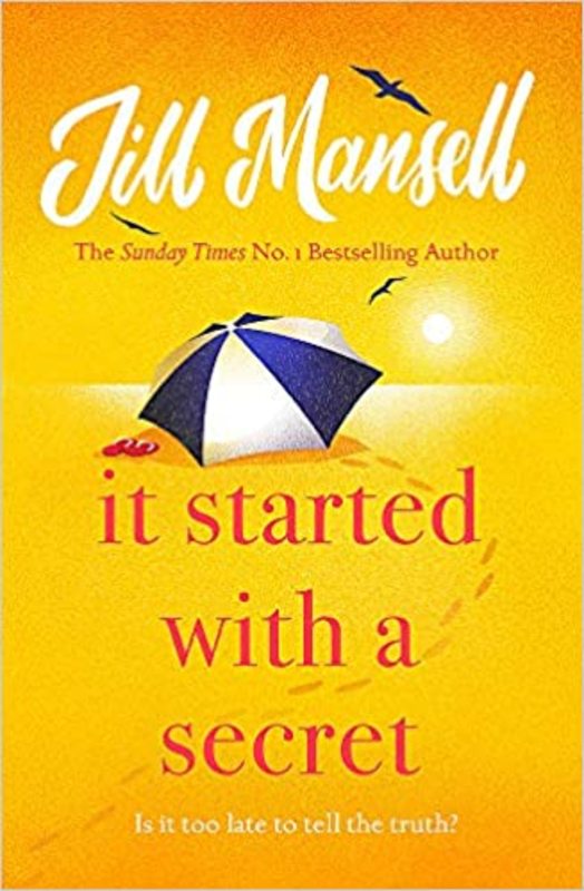 Book cover for "It Started with a Secret" by Jill Mansell