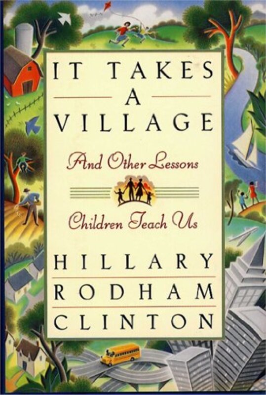 Book cover for "It Takes a Village"