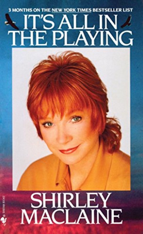 Book cover for "It's All In The Playing" by Shirley MacLaine