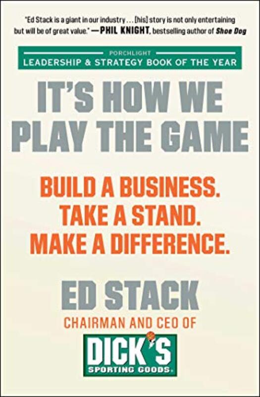 Book cover for "It's How We Play the Game" by Ed Stack