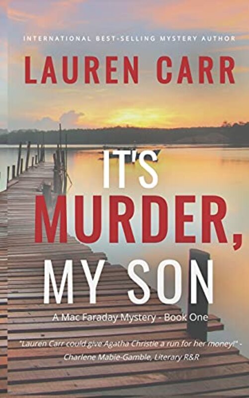 Book cover for "It's Murder, My Son" by Lauren Carr