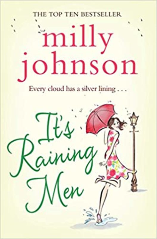 Book cover for "It's Raining Men" by Milly Johnson