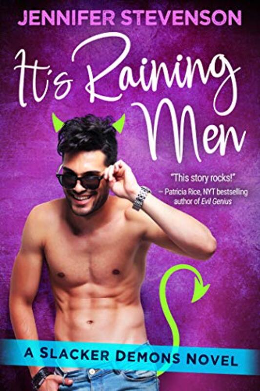 Book cover for "It's Raining Men" by Jennifer Stevenson