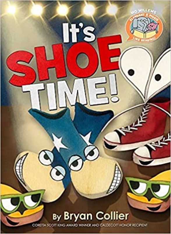Book cover for "It's Shoe Time!" by Mo Willems