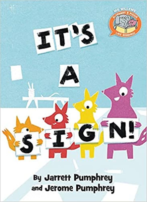 Book cover for "It's a Sign!" by Mo Willems