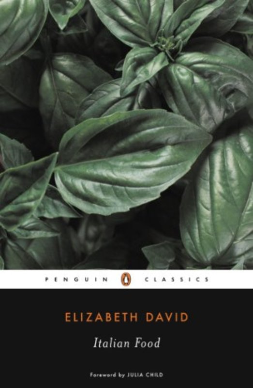 Book cover for "Italian Food" by Elizabeth David