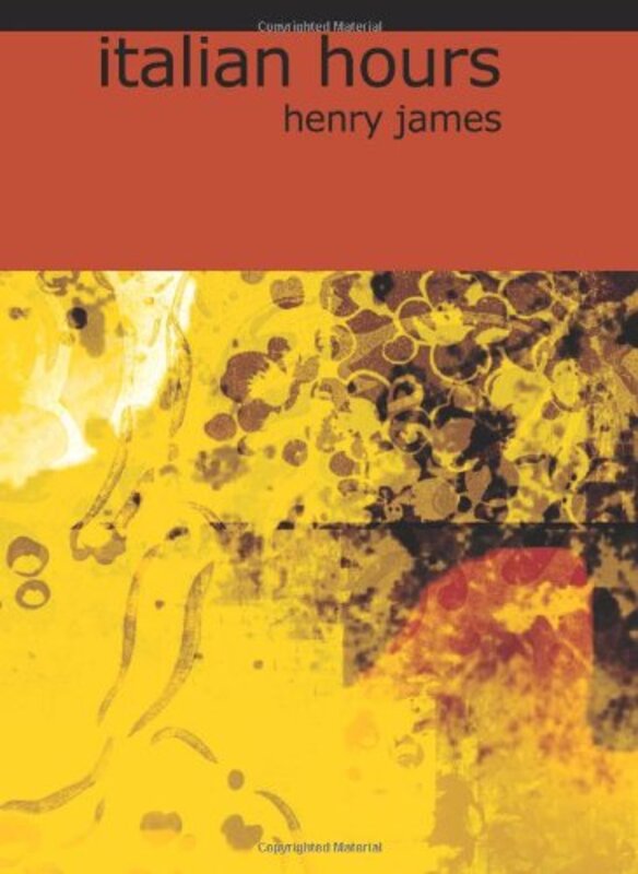 Book cover for "Italian Hours" by Henry James