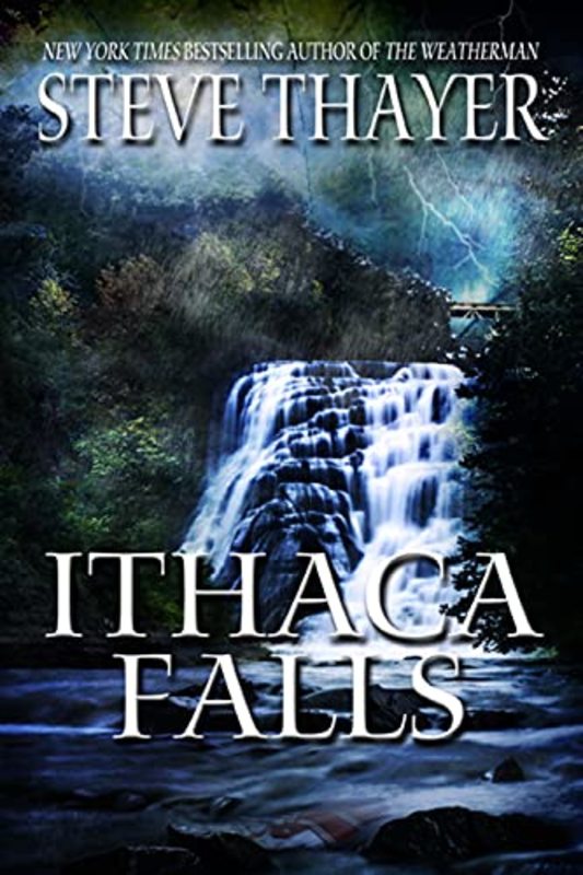 Book cover for "Ithaca Falls" by Steve Thayer
