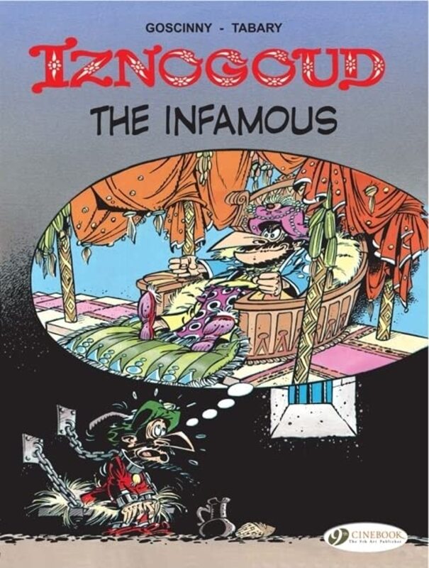 Book cover for "Iznogoud the Infamous" by Goscinny