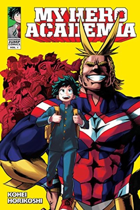 Book cover for "Izuku Midoriya" by Kohei Horikoshi